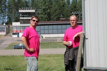 Men in pink!